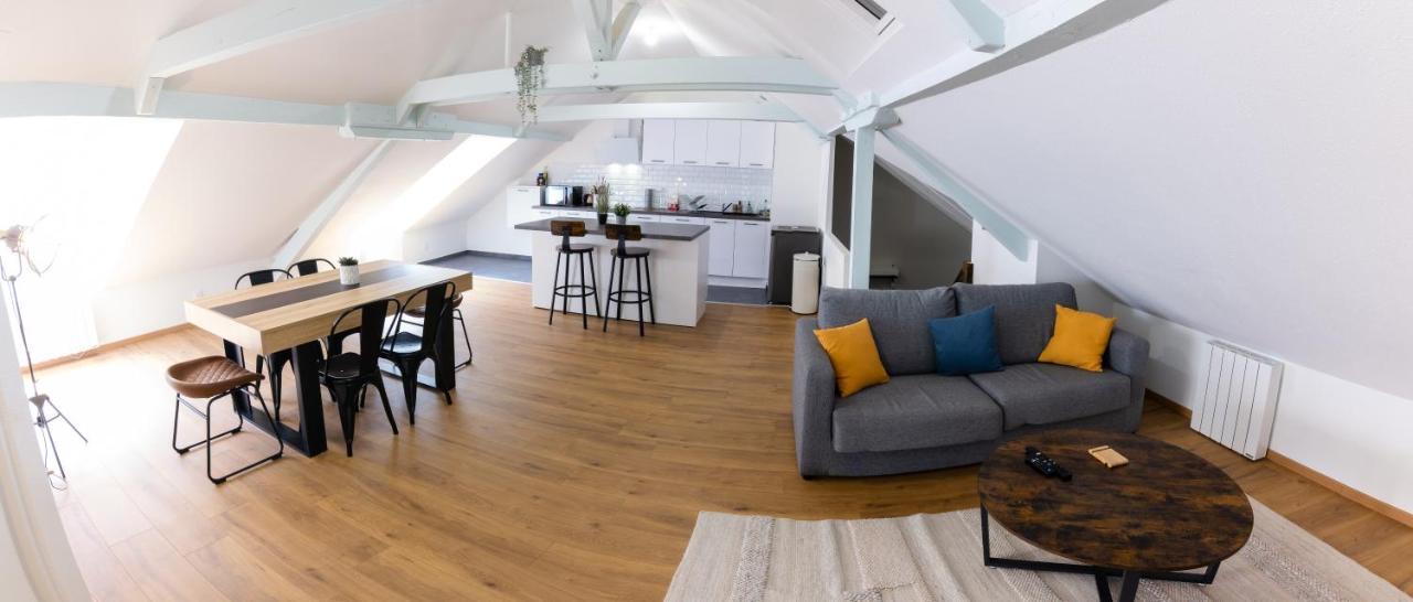 Appartement Atypique Proche Gare/ Dans L'Hyper-Centre Spacieux Pour 6P Au Coeur De مُلووز المظهر الخارجي الصورة